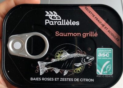 Saumon grillé - baies roses et zestes de citron
