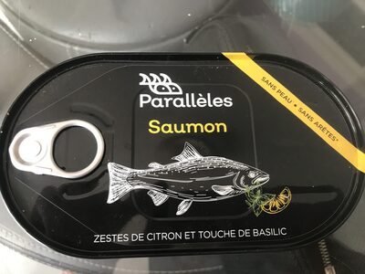 Saumon zestes de citron et basilic
