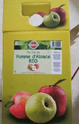 Pur jus de pomme d'Alsace BIO