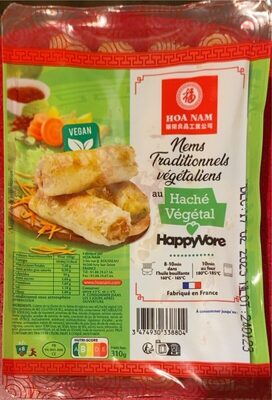 Nems traditionnels végétaliens