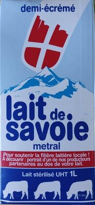Lait de Savoie demi écrémé