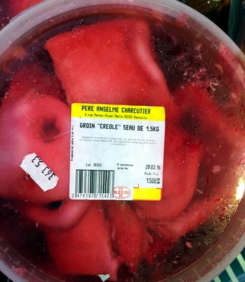 groins "créole" front packaging