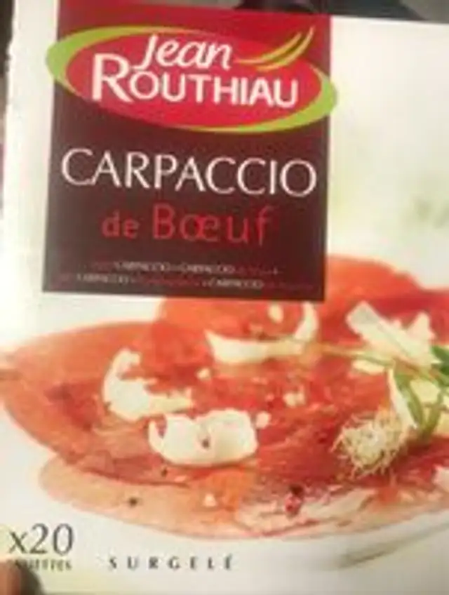 Carpaccio De Boeuf 70 GR. X 20-routhiau