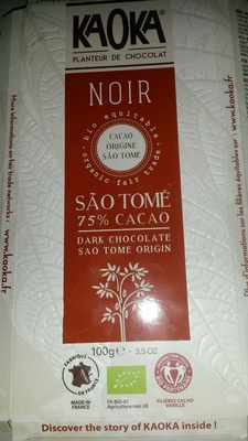 Chocolat noir 75% Bio