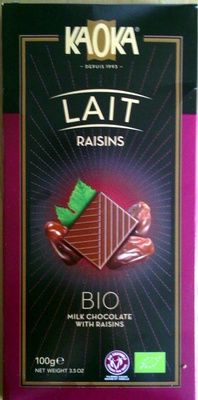 LAIT raisins