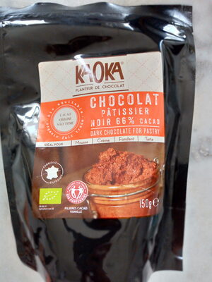 Chocolat pâtissier noir 66% cacao