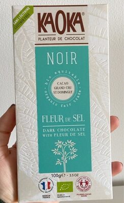 Chocolat noir a la fleur de sel