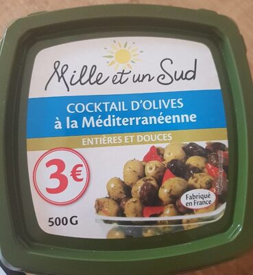 Cocktail olives à la méditerranéenne