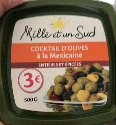 Cocktail d’olives a la mexicaine front packaging