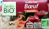 Bouillon cube Boeuf aromates Jardin Bio