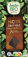 Chocolat noir et éclats de fèves