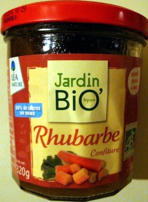 Jardin Bio' - Confiture Rhubarbe