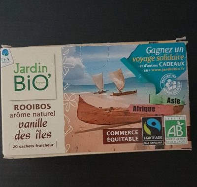 Rooibos arôme naturel vanille des îles