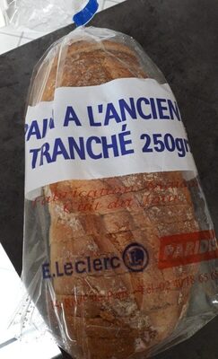 Pain à l'ancienne tranché 250grs