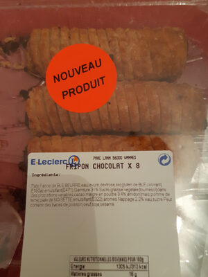 Fripon chocolat front packaging