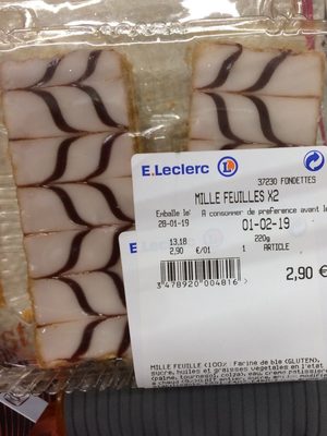 Mille Feuille front packaging