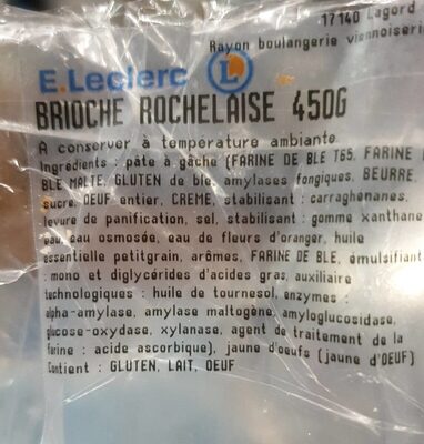 Brioche rochelaise