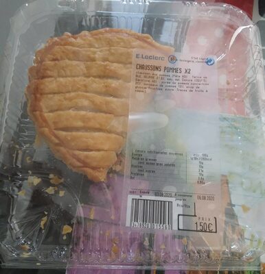 Chaussons aux pommes front packaging