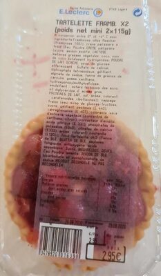 Tartelettes framboise