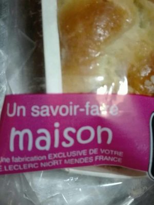 Brioche moulée pur beurre aop pamplie front packaging