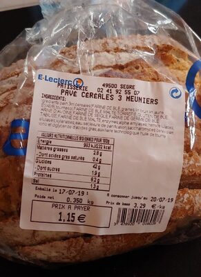 Pavé céréales 3 meuniers