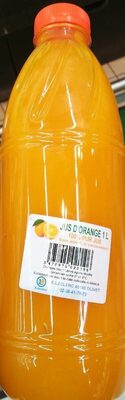 Jus d'orange 100% pur jus