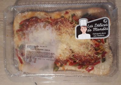 Fougasse poivrons chorizo