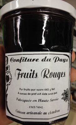 Confiture aux fruits rouges