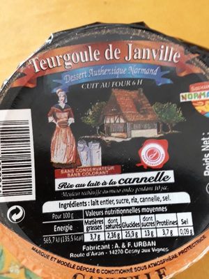 Riz au lait à la cannelle