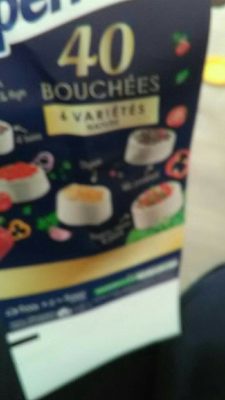 Bouchées fromage lait pasteurisé 6 variétés, 31% de MG, APERIVRAIS, 40unités