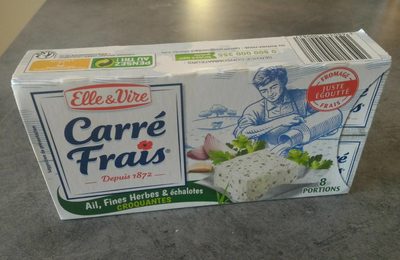 Carré frais ail, fines herbes et échalotes