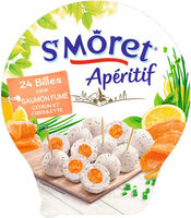 Billes Coeur Saumon Fumé, Citron et Ciboulette