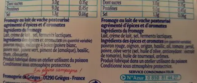 Aperivrais - offre spéciale ingredients label