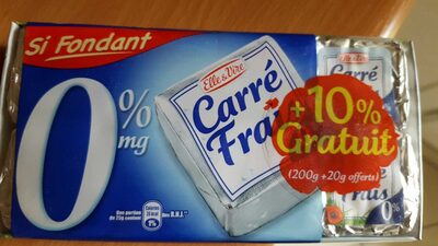 Carré frais 0% M.G. +10% gratuit