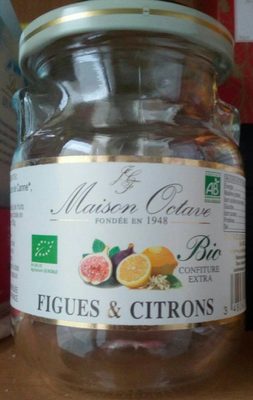 Figues et citron maison octave bio