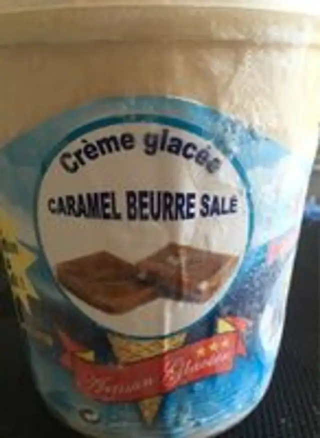Creme glacée Caramel beurre salé