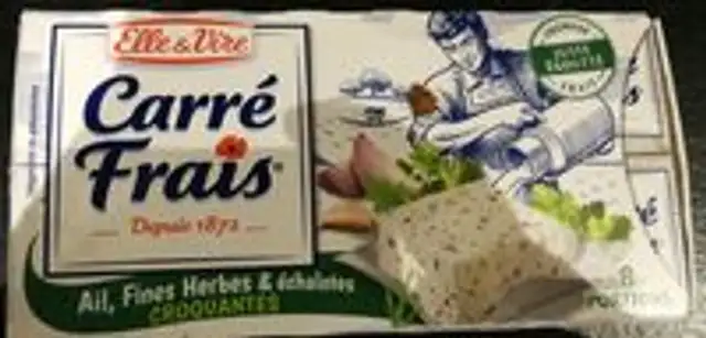 Carré Frais - ail fines herbes échalotes