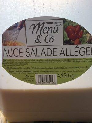 Sauce salade allégée