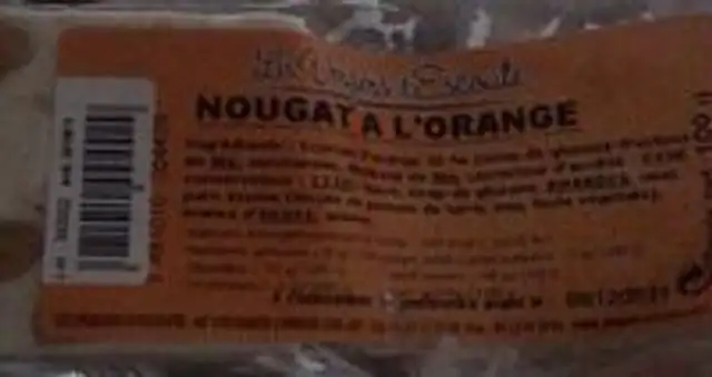 Nougat à l’orange