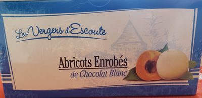 Abricots Enrobés de chocolat blanc front packaging