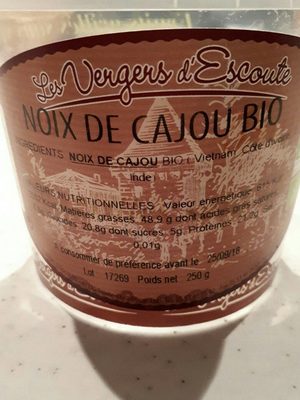 Noix de  cajou Bio