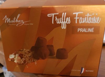 Truffes fantaisies praliné