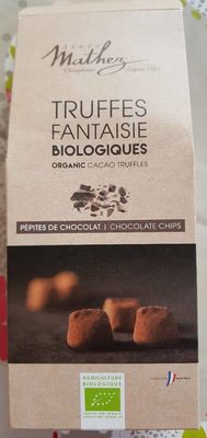 Truffes fantaisie bio front packaging