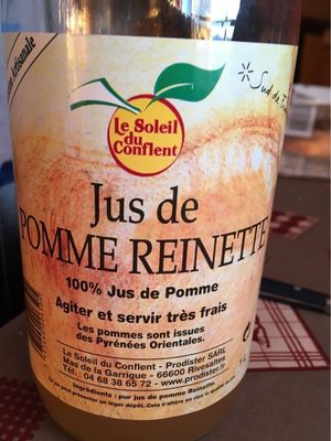 Jus de pomme reinette