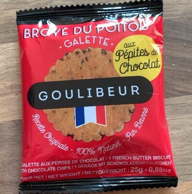 Galette aux pepites de chocolat