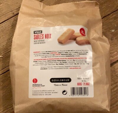 Sablés Noix