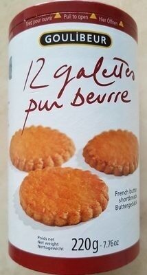 12 Galettes Pur Beur Goulibeur front packaging