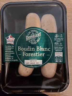 Boudin Blanc Forestier front packaging