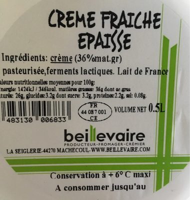 Creme fraiche epaisse