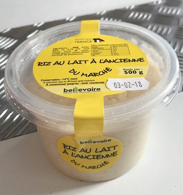 Riz au Lait à l’Ancienne front packaging